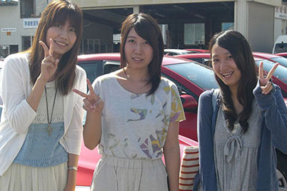 秋田北部自動車学校の合宿の様子