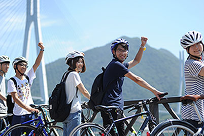 備南自動車学校の合宿の様子
