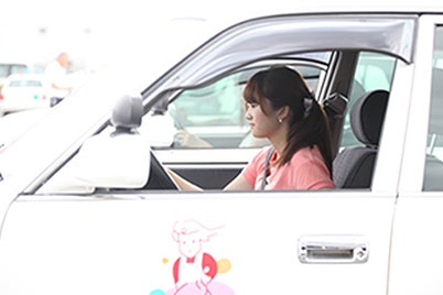 掛川自動車学校の合宿の様子