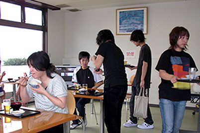 こまつ自動車学校の合宿の様子