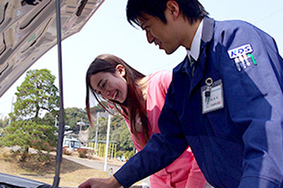 共立自動車学校・日野の合宿の様子