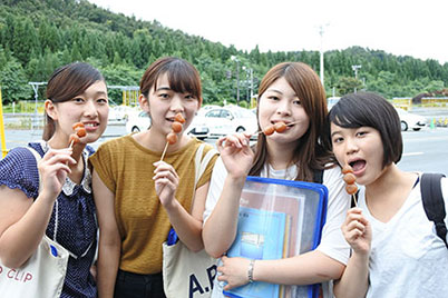 マツキドライビングスクール 村山校の合宿の様子