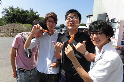 マツキドライビングスクール太陽校の合宿の様子