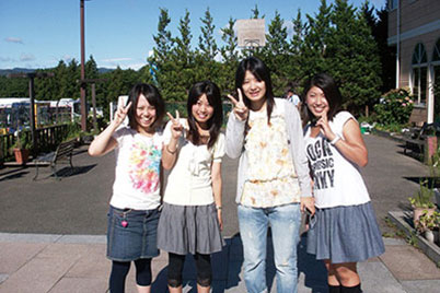 陸前高田ドライビングスクールの合宿の様子