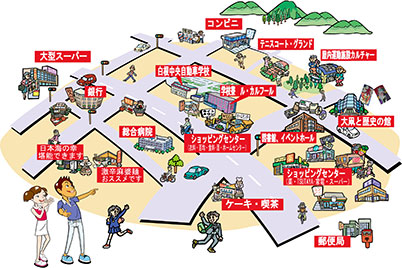 白根中央自動車学校の合宿の様子