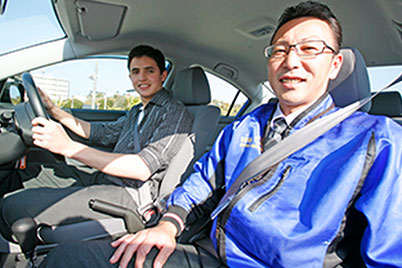 静岡県セイブ自動車学校の合宿の様子