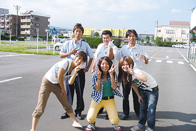 すその中央自動車学校の合宿の様子