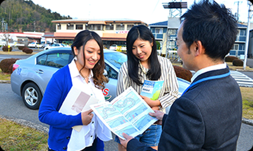 安来ドライビングスクールの合宿の様子
