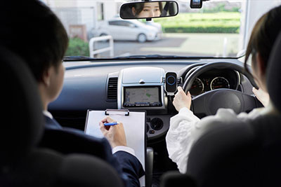 運転免許教習中 運転免許教習中