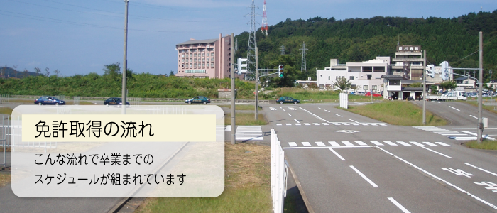 免許取得の流れ